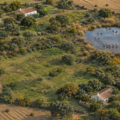 Autumn on the Castro Verde plains: great bustards, arriving cranes and the quiet lodges among them
